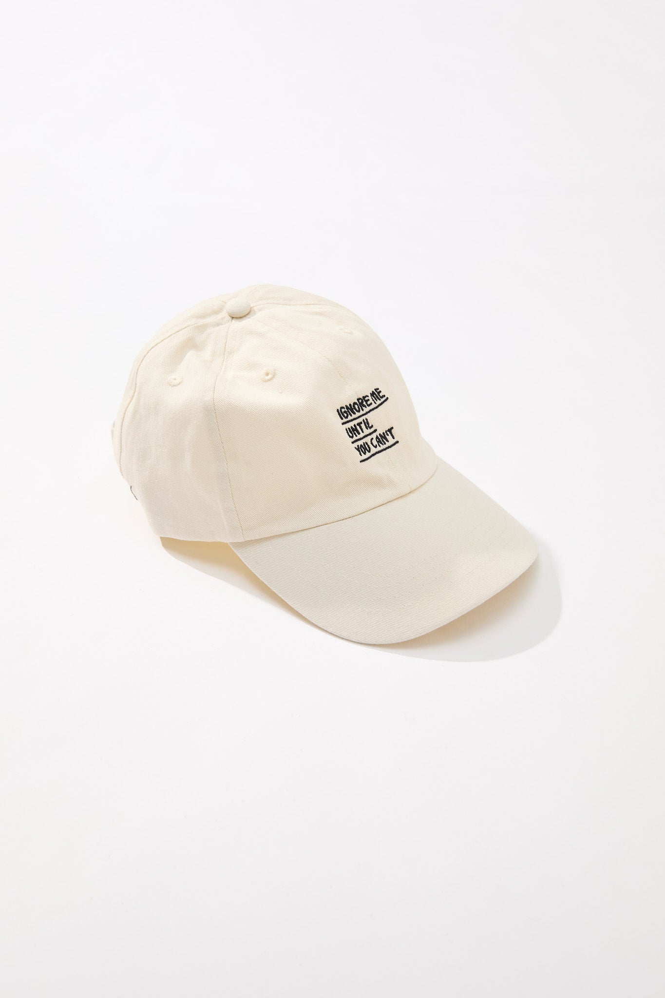 Dad Cap Beige Ignore Me