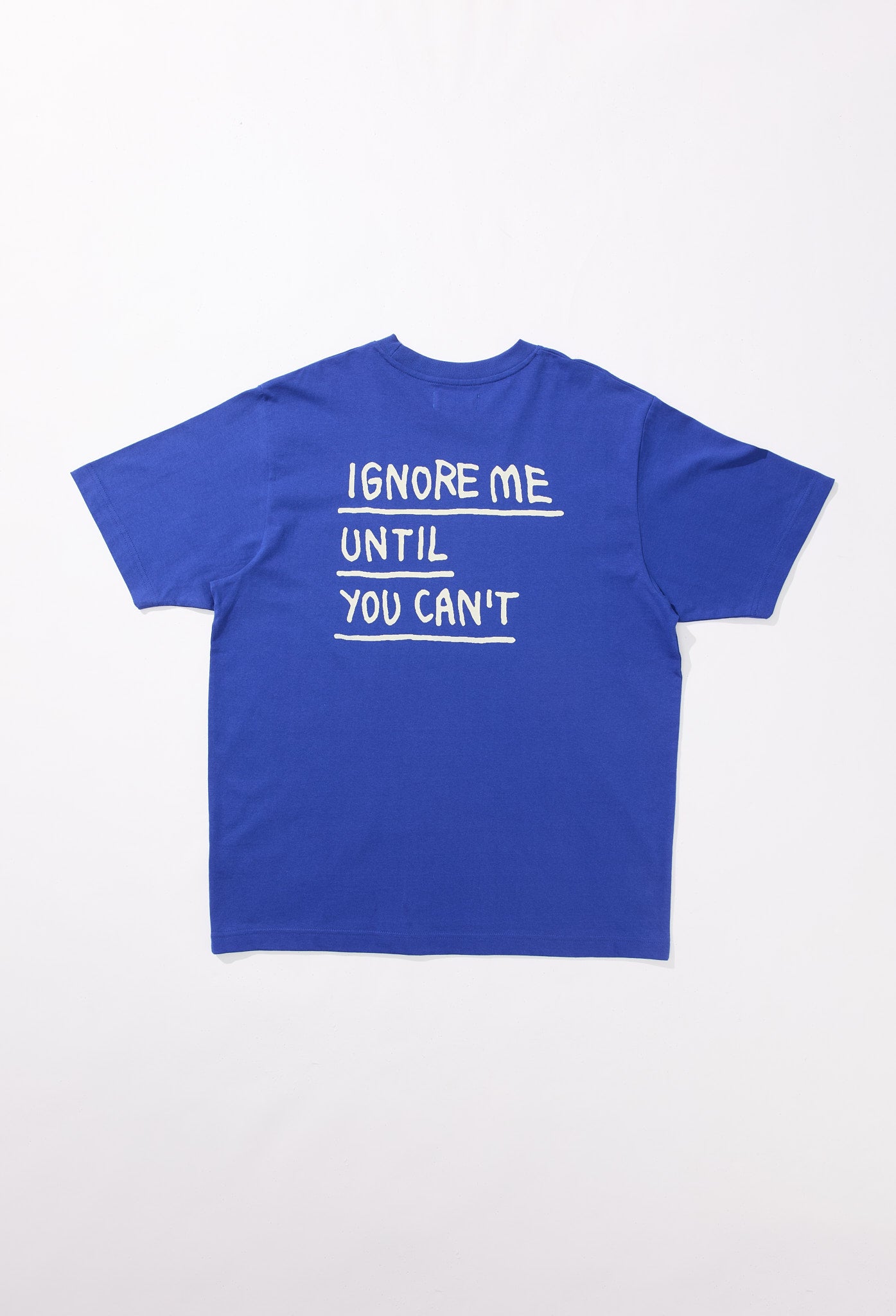 Shirt Worker Blue Ignore Me