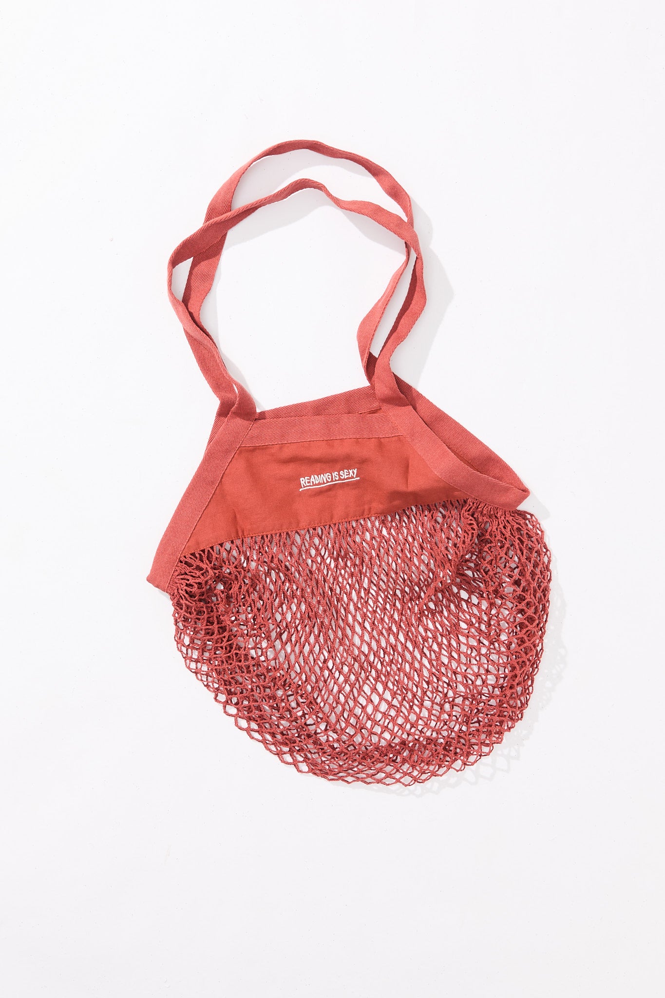 Mesh Bag Rust Reading is Sexy